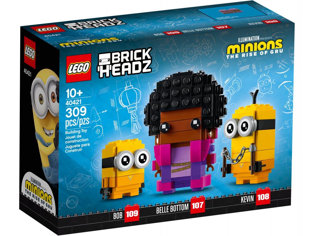 EGO® BrickHeadz™ Belle Bottom, Kevin ir Bob 40421