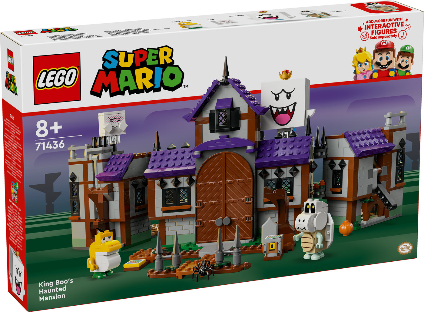 LEGO® Super Mario™ King Boo vaiduoklių namas Rinkinys 71436