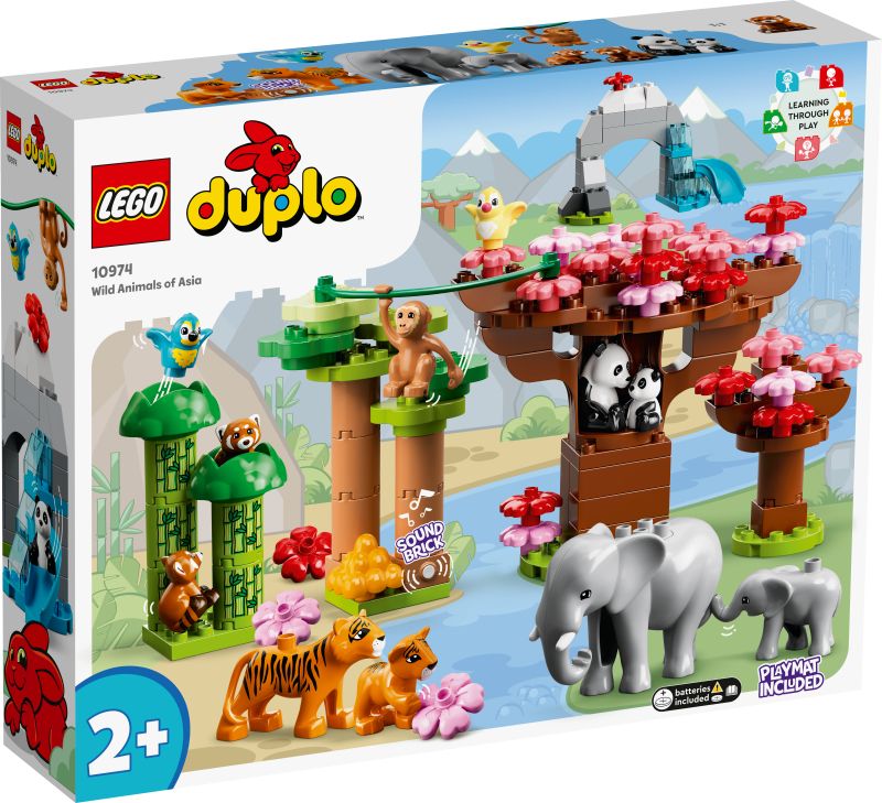 LEGO® DUPLO® Laukiniai Azijos gyvūnai 10974