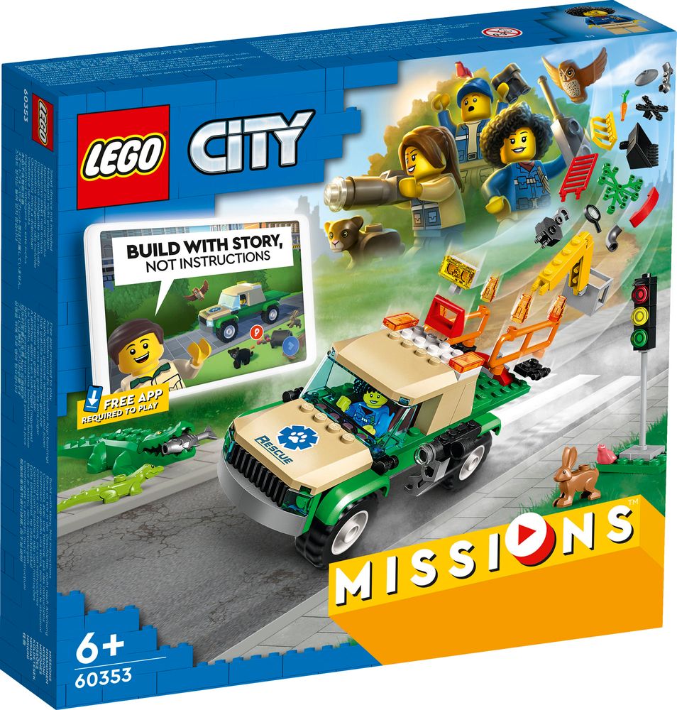 LEGO City Laukinių gyvūnų gelbėjimo misijos 60353