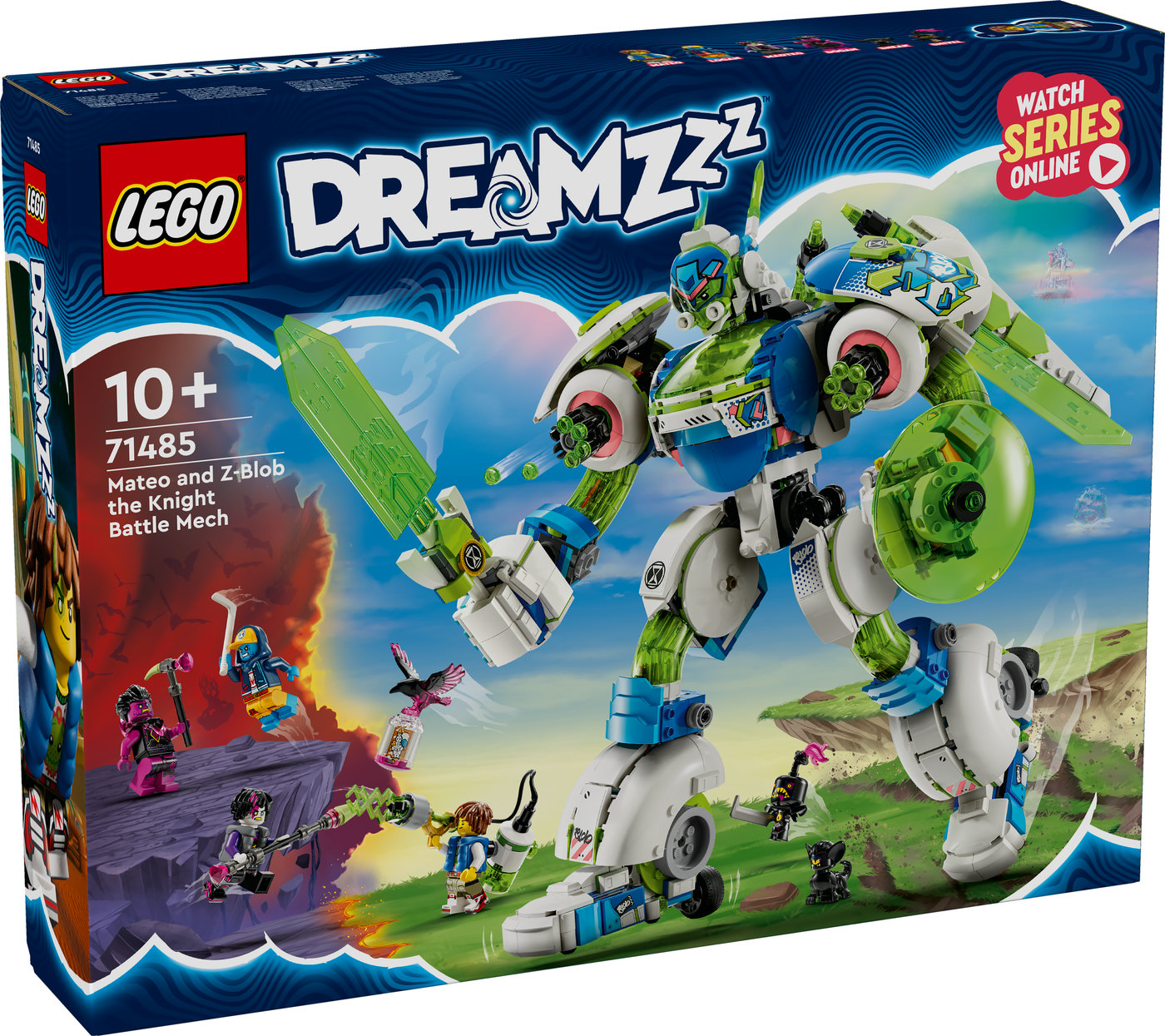 LEGO® DREAMZzz™ Mateo ir riteris-kovinis robotas Z-Blob 71485