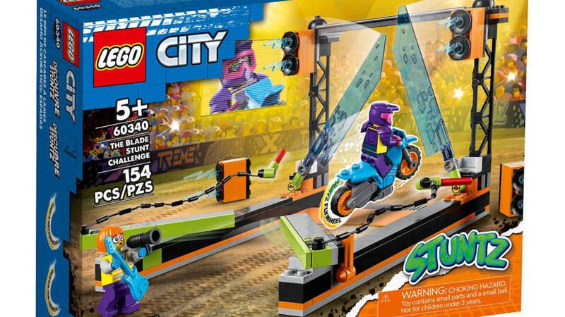 LEGO® City Kaskadininkų iššūkis su kardais 60340