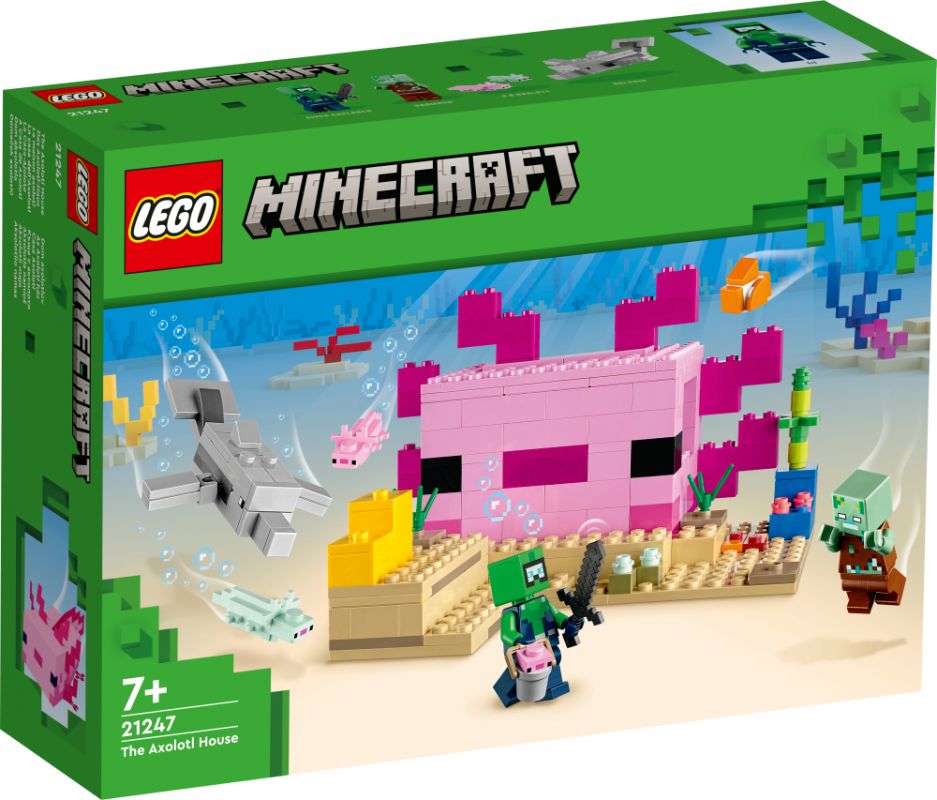 LEGO Minecraft Aksolotlio namas 21247