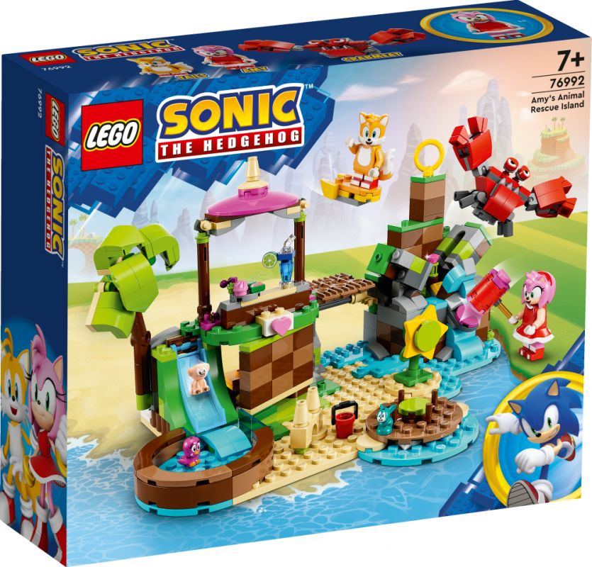 LEGO Sonic Amy gyvūnų gelbėjimo tarnybos sala 76992