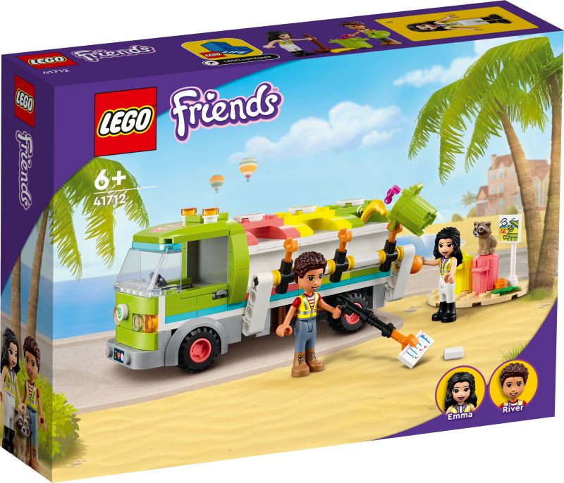 LEGO® Friends šiukšlių perdirbimo sunkvežimio 41712