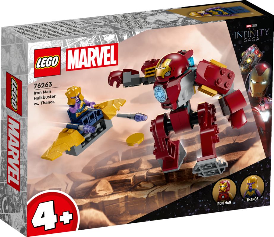 LEGO Marvel Geležinis žmogus Hulkbuster prieš Thanos 76263