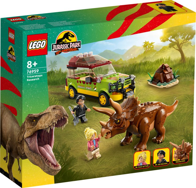 LEGO Jurassic Park Triceratopso tyrinėjimai 76959