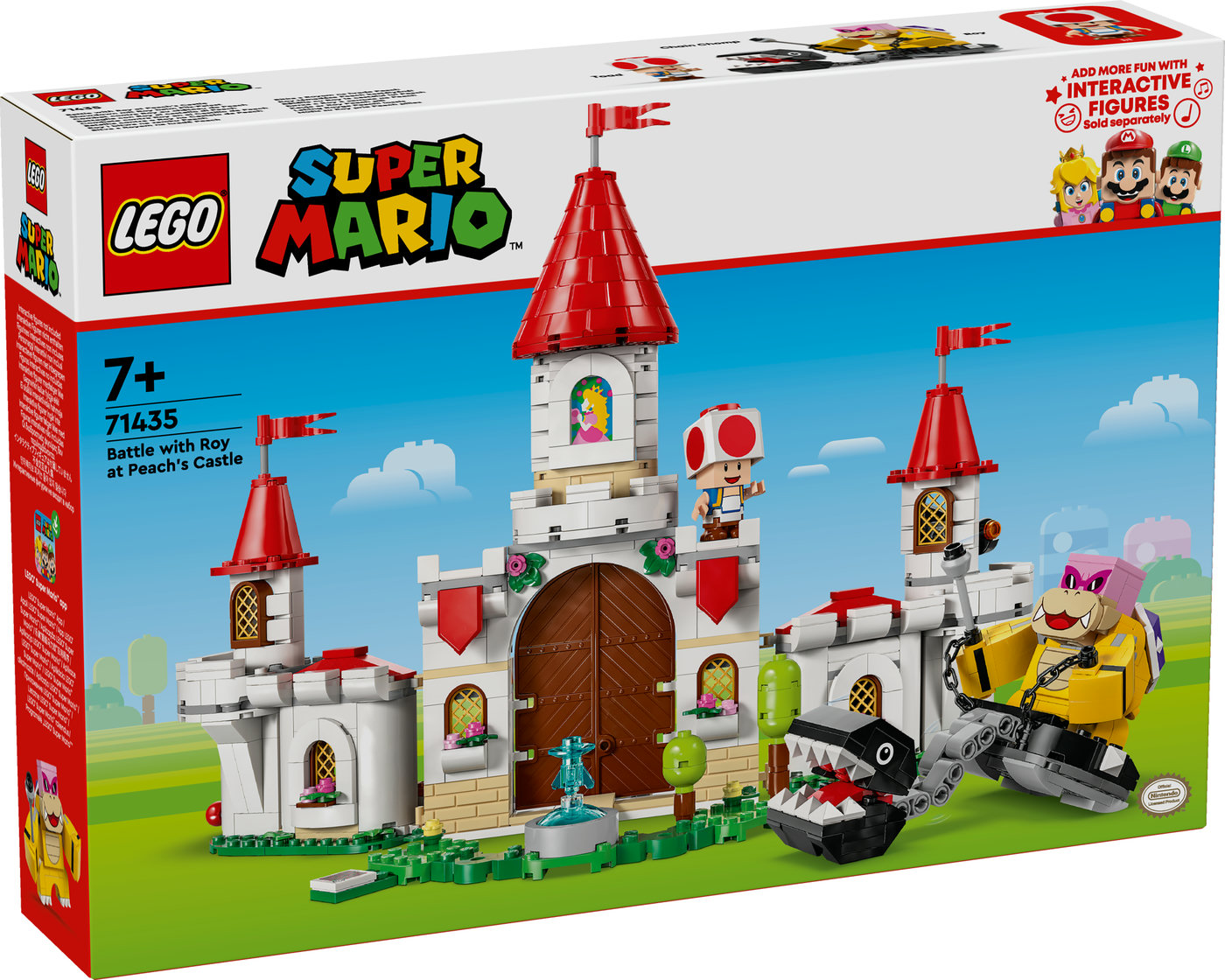 LEGO® Super Mario™ Mūšis su Roy prie Peach pilies 71435