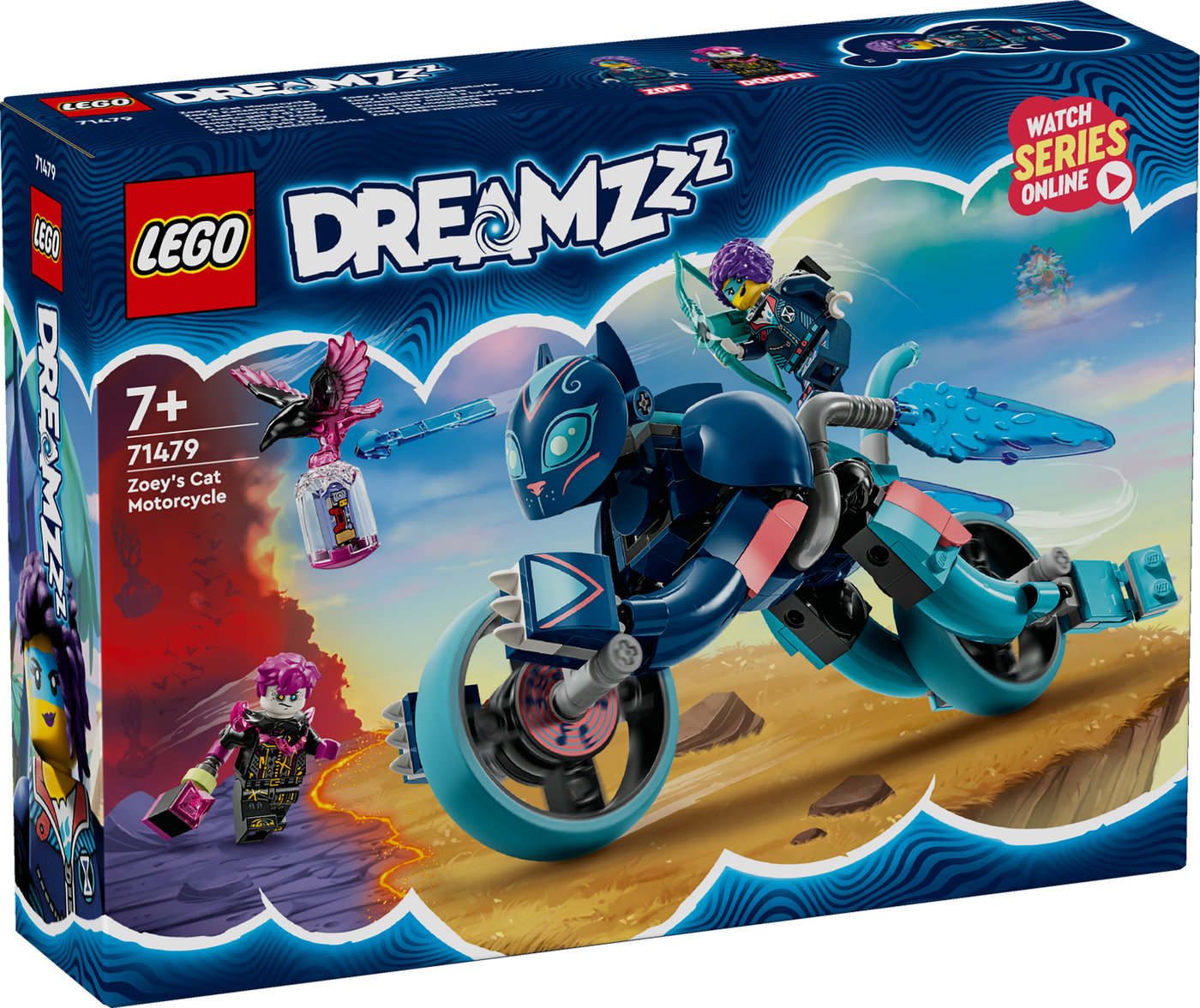 LEGO® DREAMZzz™ Zoey katė-motociklas Žaislas 71479