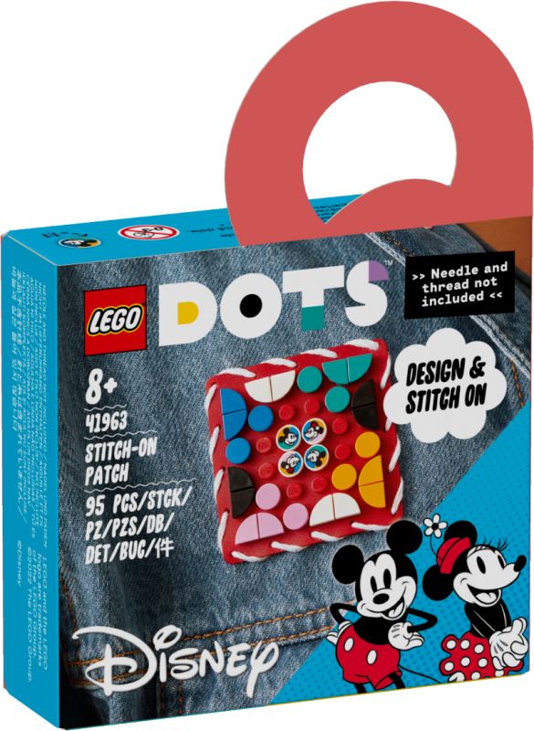 Peliuko Mikio ir Pelytės Minės antsiuvas LEGO® DOTS ǀ Disney 41963