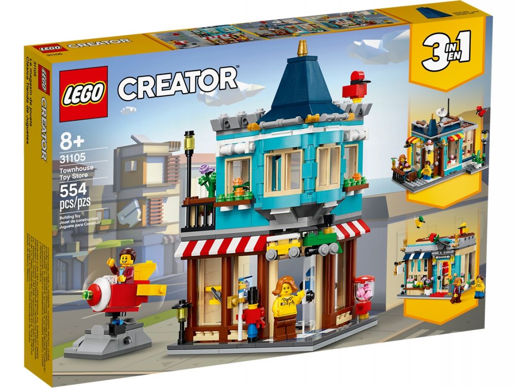 LEGO® Creator 3-in-1 Miestelio žaislų parduotuvė 31105