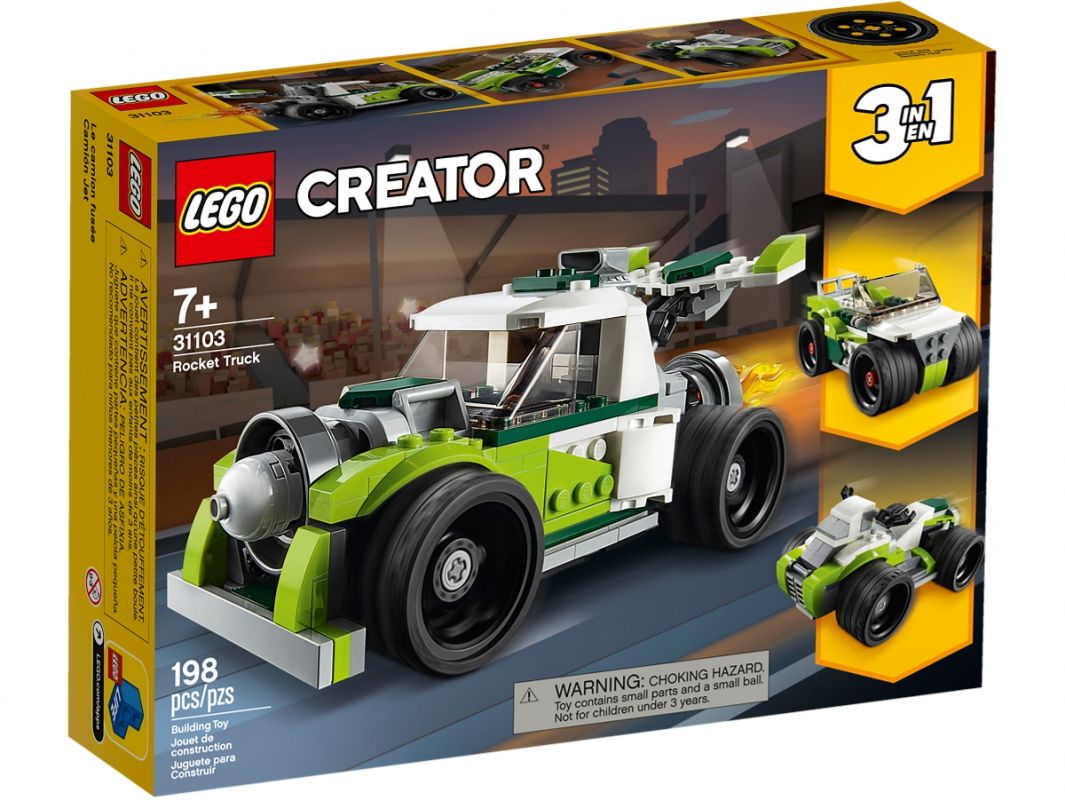 LEGO® Creator 3-in-1 Raketinis sunkvežimis 31103