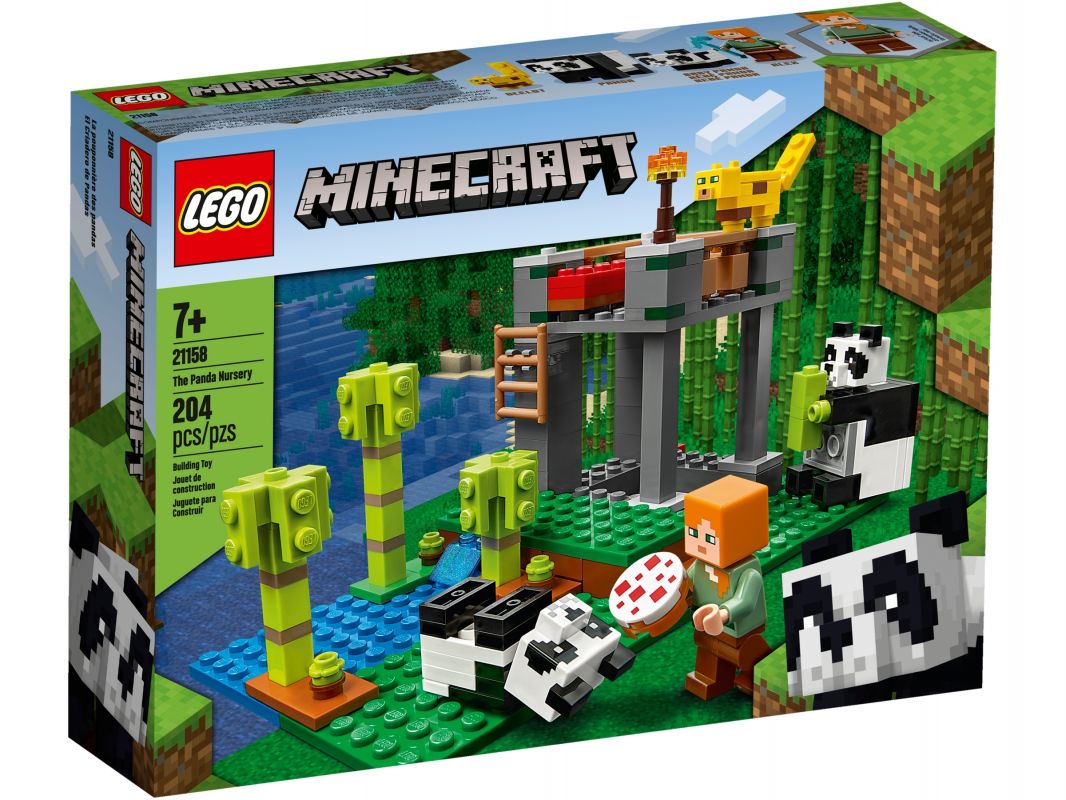 LEGO® Minecraft™ Pandų jauniklių darželis 21158