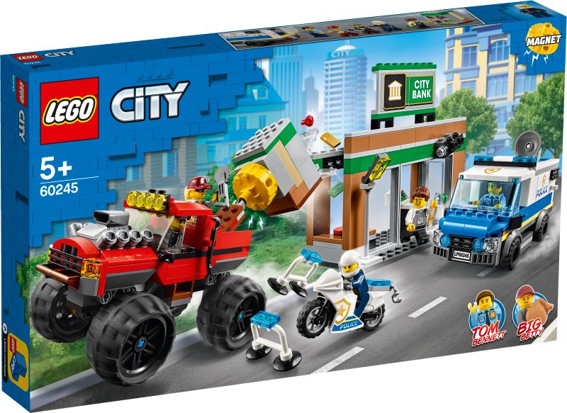 LEGO® City Policijos sunkvežimio monstro apiplėšimas 60245