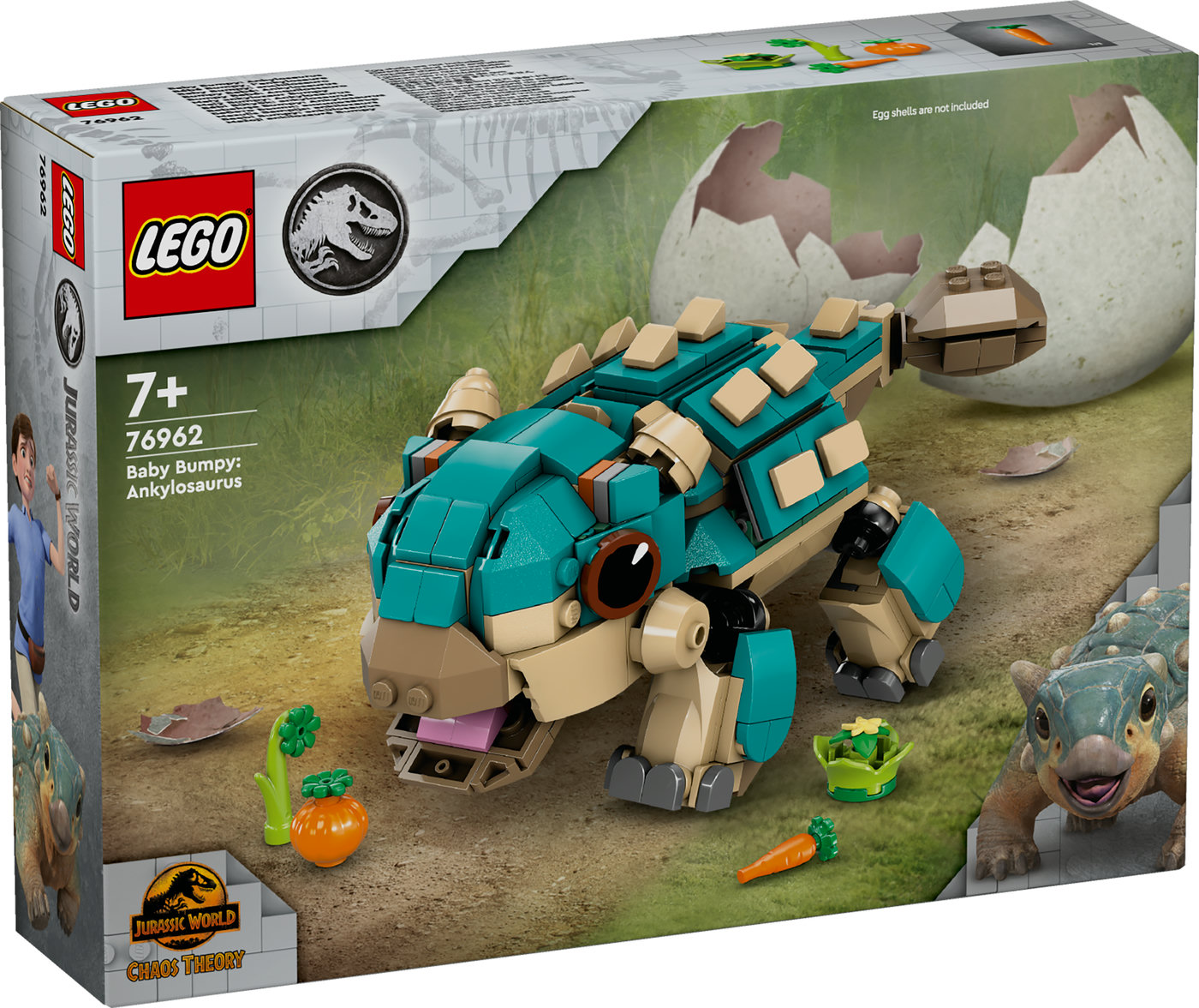 LEGO® Jurassic World Mažoji ankilozaurė Bumpy Žaislas 76962