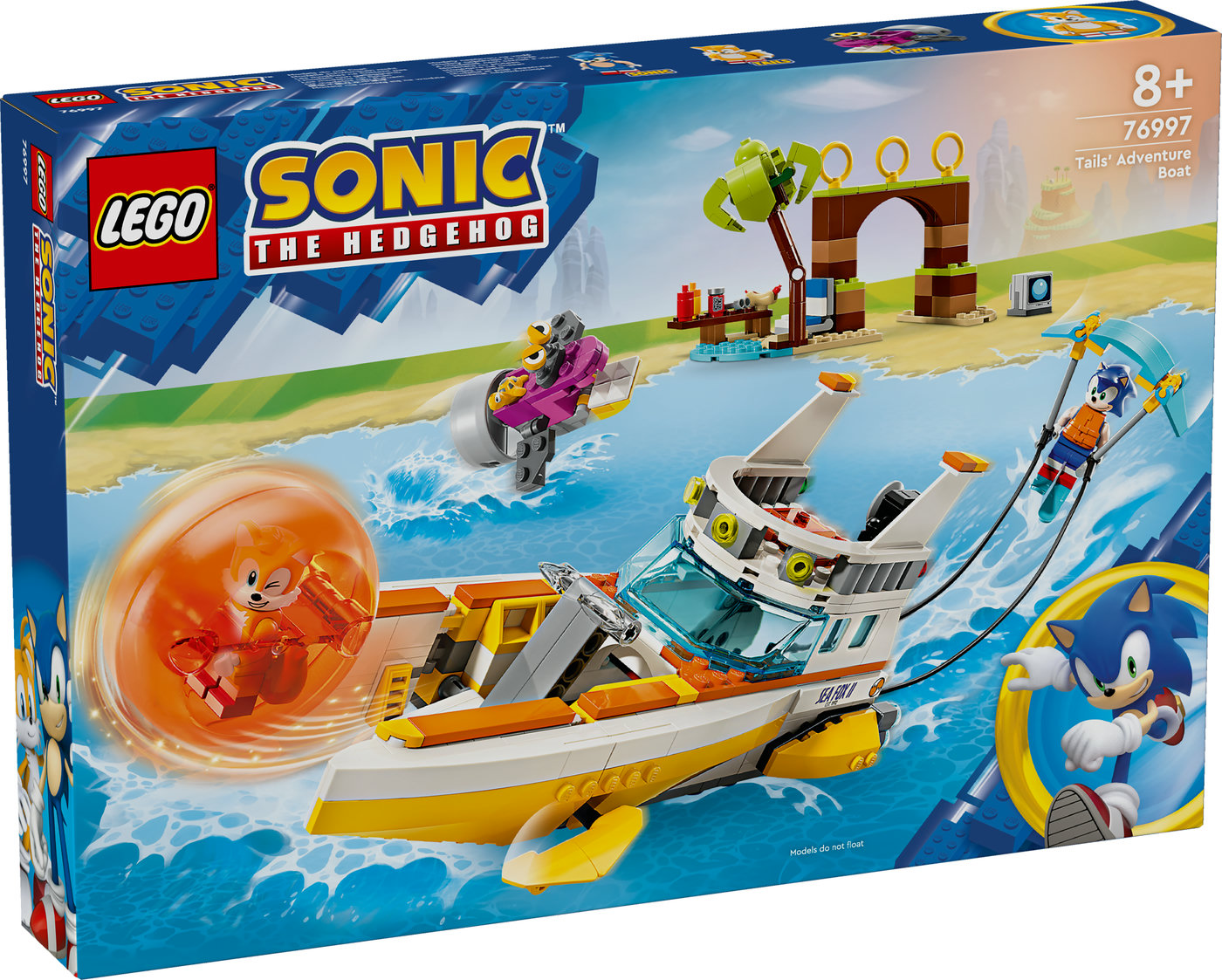 LEGO® Sonic the Hedgehog™ Tails nuotykių laivas 76997