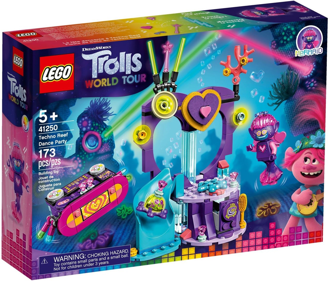 LEGO® Trolls World Tour Techno muzikos šokių vakarėlis 41250