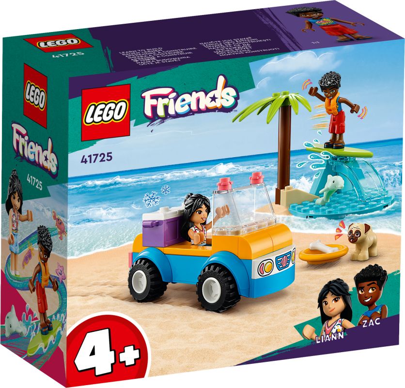 LEGO Friends Linksmybės su paplūdimio bagiu 41725