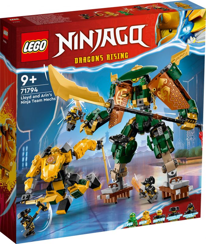 LEGO Ninjago Lloyd ir Arin nindzių komandos robotai 71794