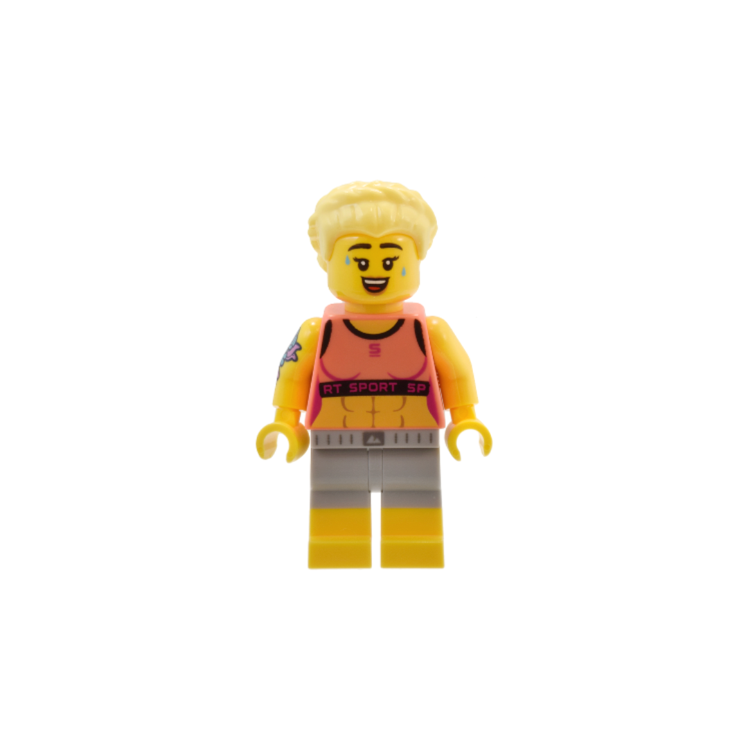 LEGO®Fitness Instructor (Minifigure with Stand and Accessories)