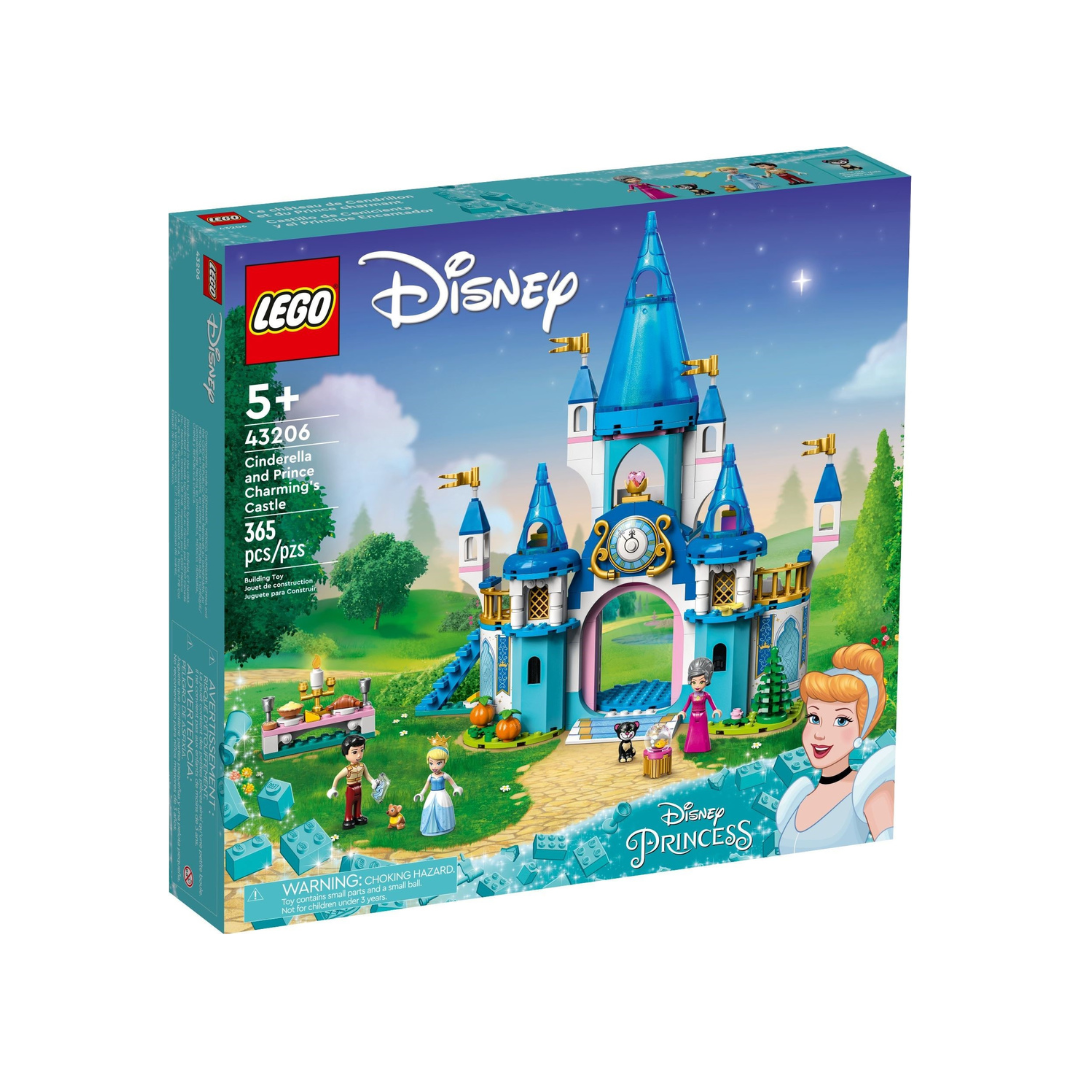 LEGO® 43206 Cinderella and Prince Charming's Castle