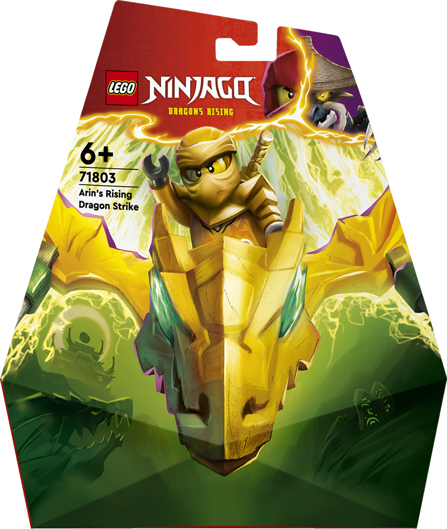 Konstruktorius LEGO Ninjago Arino kylančio drakono puolimas 71803