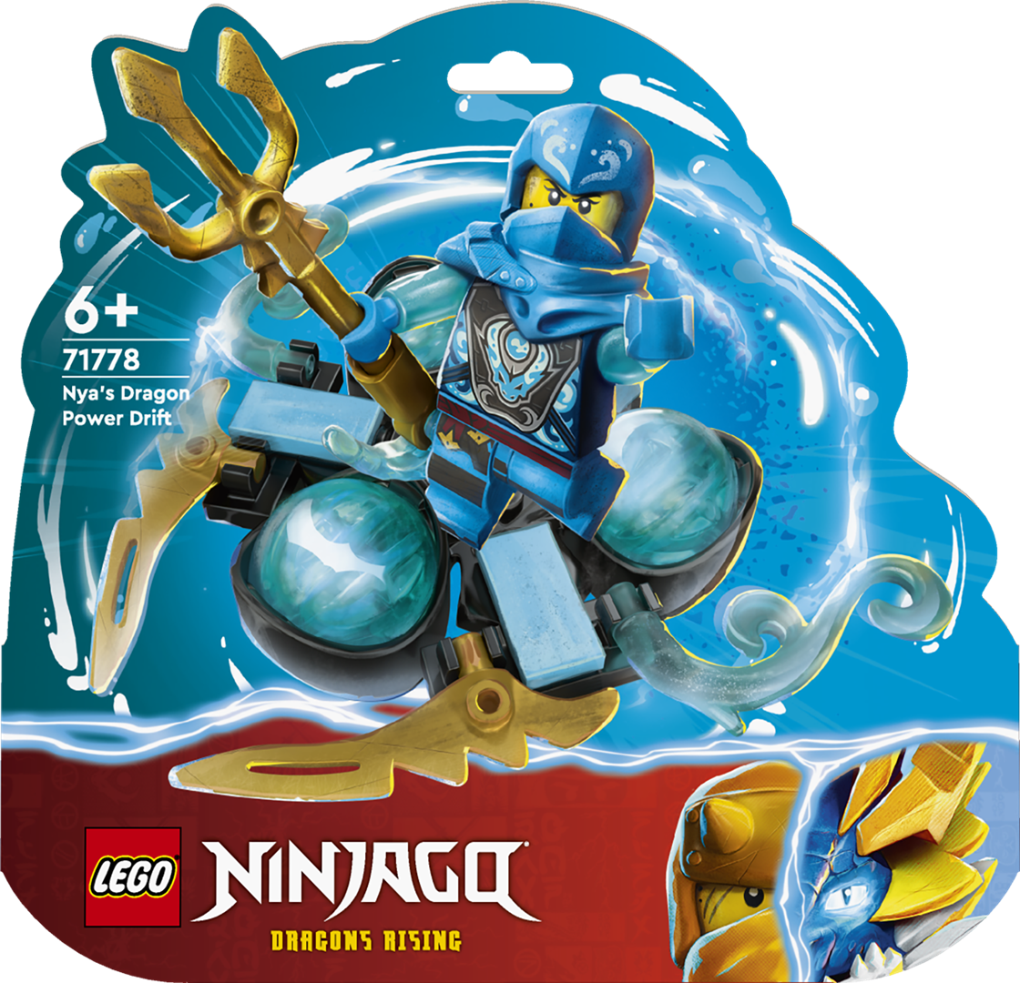 Konstruktorius LEGO Ninjago Nya drakono galios Spinjitzu slystukas 71778