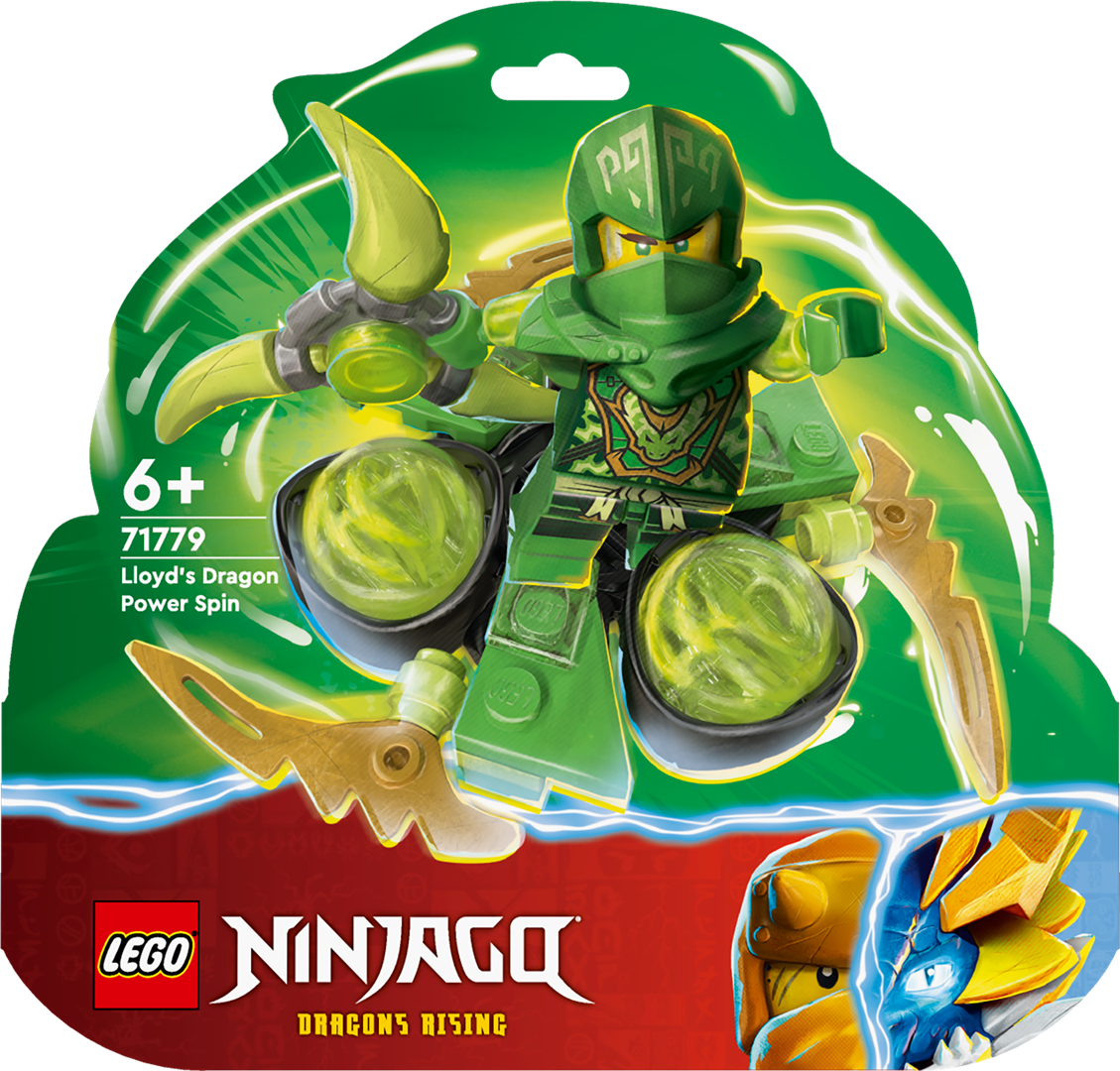 Konstruktorius LEGO Ninjago Lloyd drakono galios Spinjitzu suktukas 71779