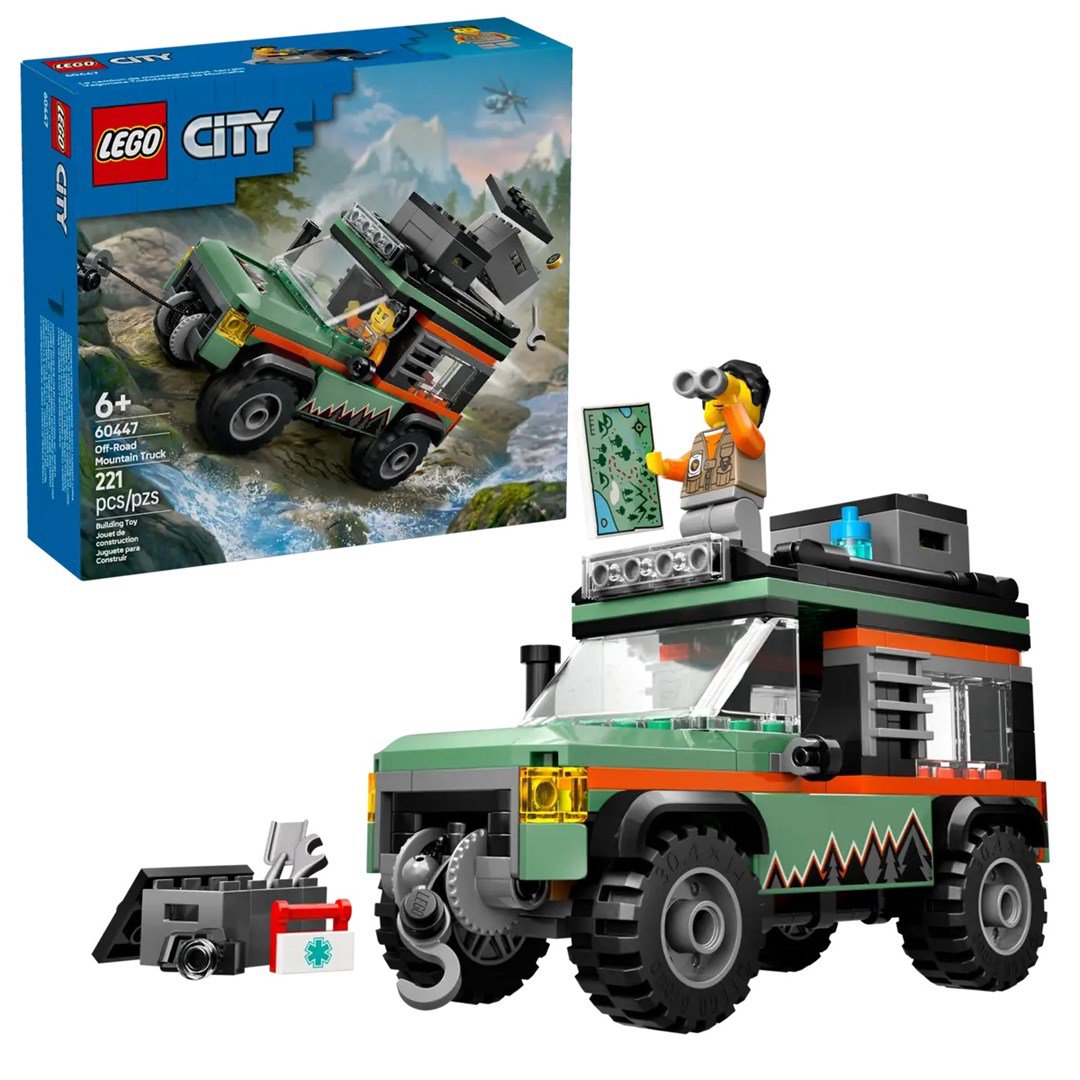 LEGO CITY 60447 Visureigis 4x4 Kalnų sunkvežimis