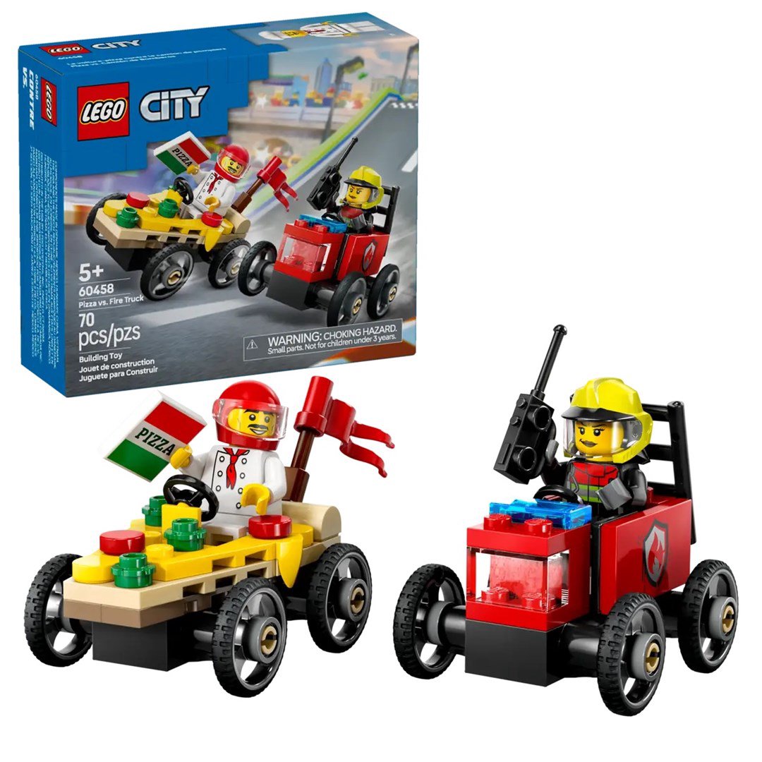 LEGO CITY 60458 Pica prieš gaisrinį automobilį