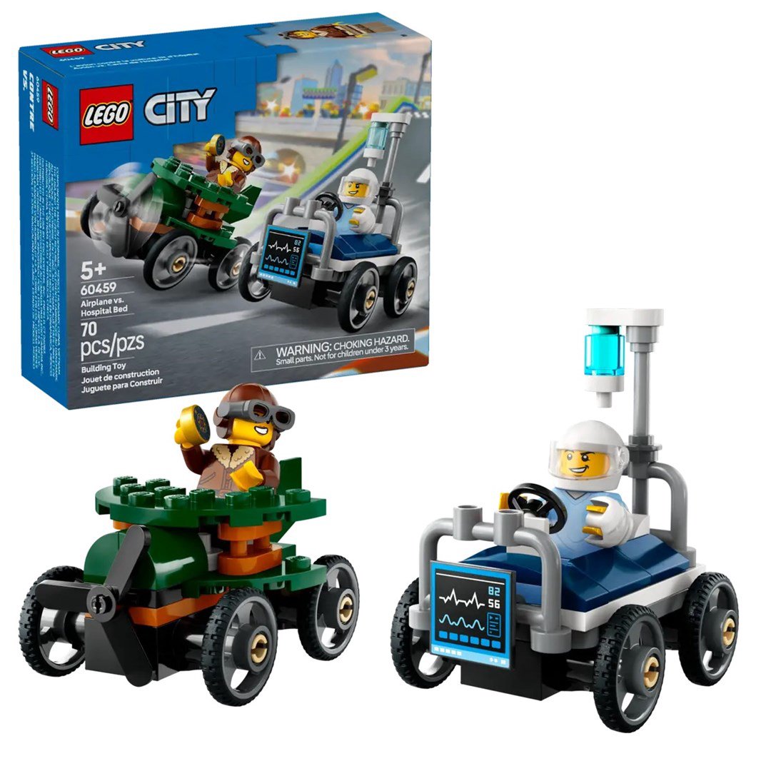 LEGO CITY 60459 Lėktuvas ir ligoninės lova