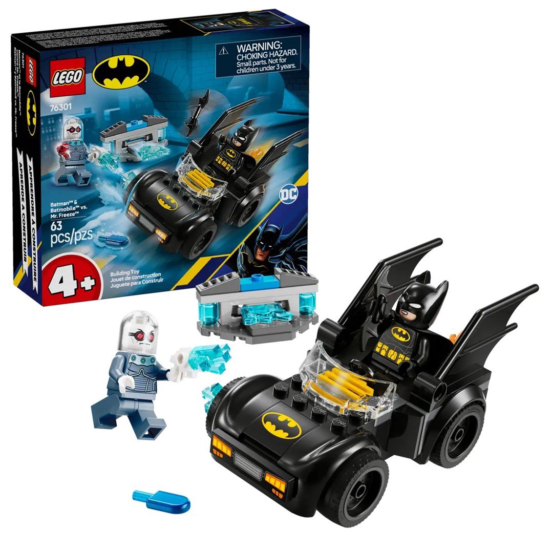 LEGO BATMAN 76301 Betmenas ir batmobilis prieš poną Freeze'ą