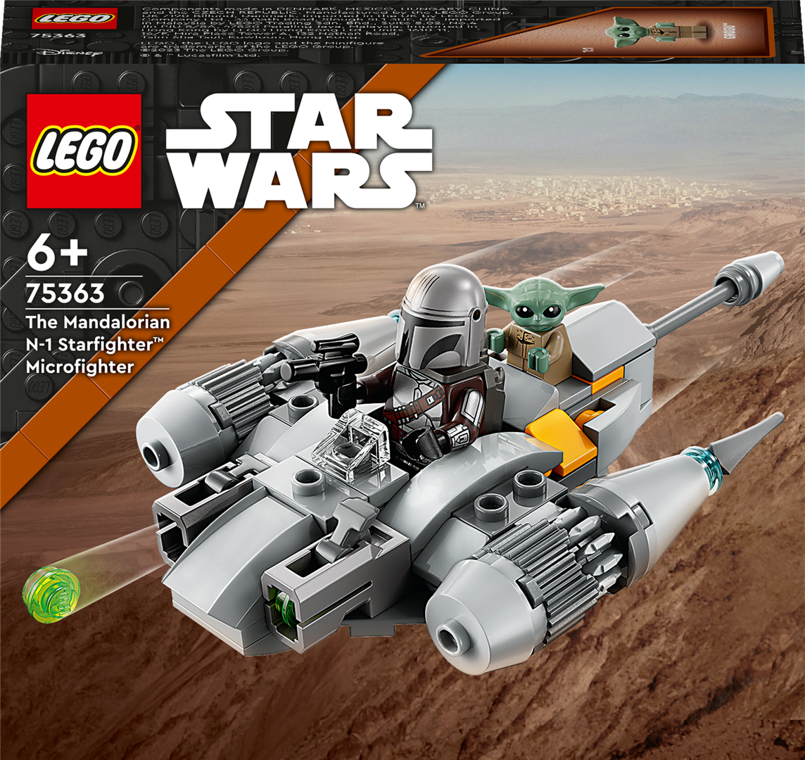 Konstruktorius LEGO Star Wars Mandaloriečio kovos erdvėlaivis N-1 – mažasis kovotojas 75363