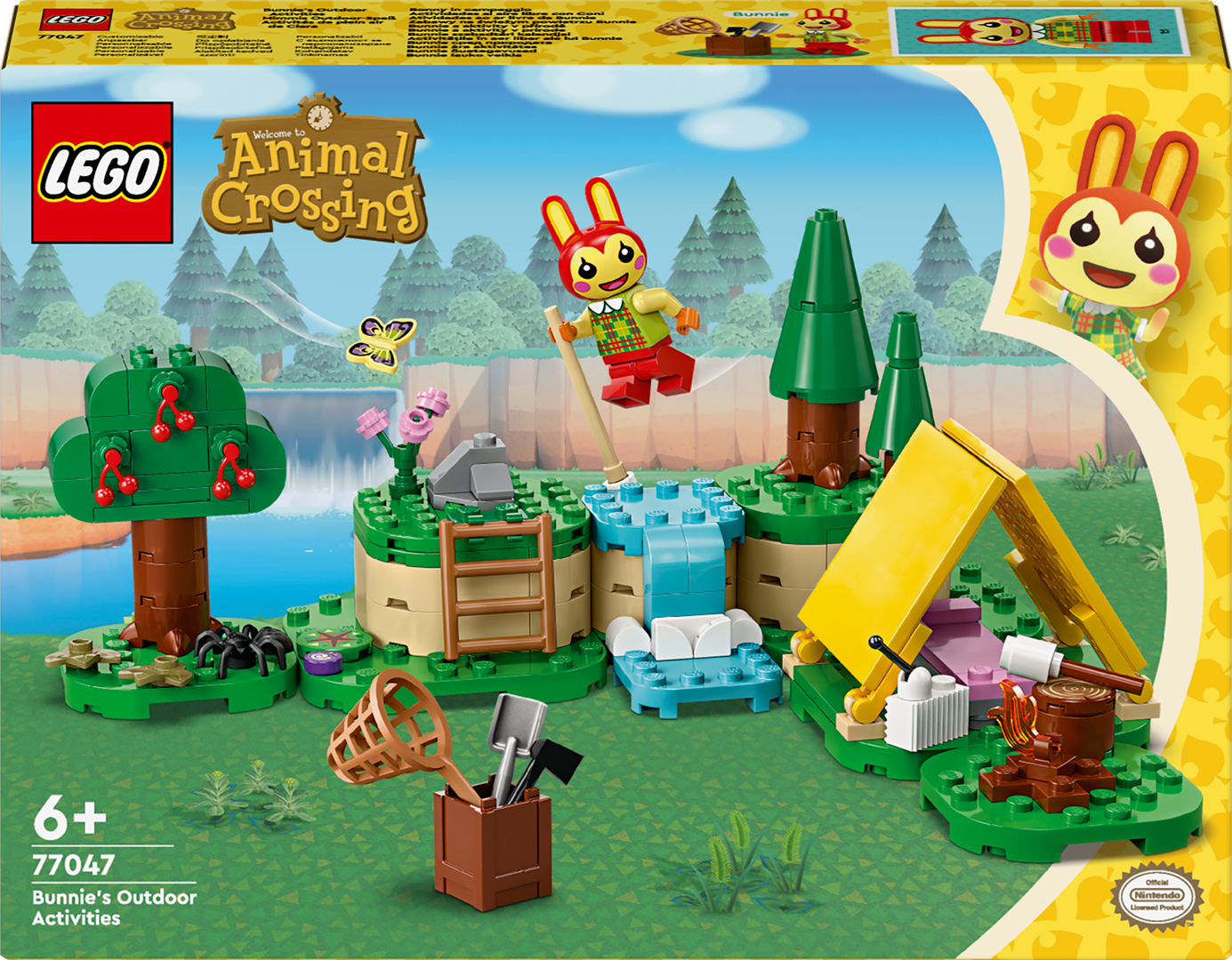 Konstruktorius LEGO Animal Crossing Bunnie lauko veikla 77047