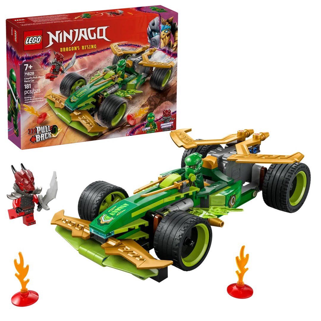 LEGO NINJAGO 71828 Lloyd's pull-back lenktyninis automobilis