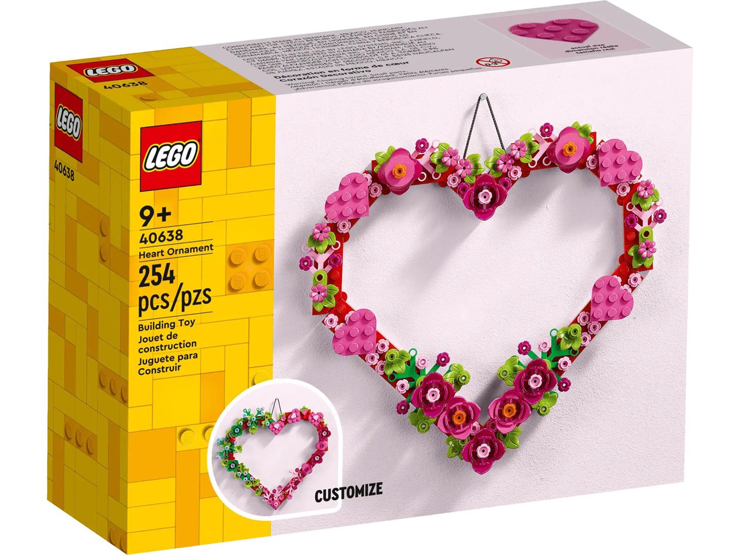 LEGO 40638 ŠIRDIES ORNAMENTAS