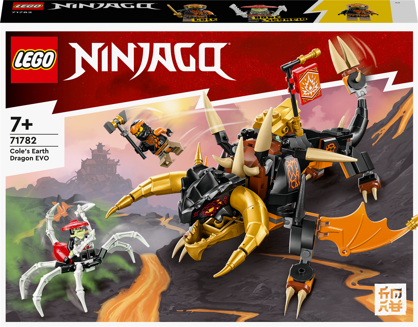 Konstruktorius LEGO Ninjago Cole Žemės drakonas EVO 71782