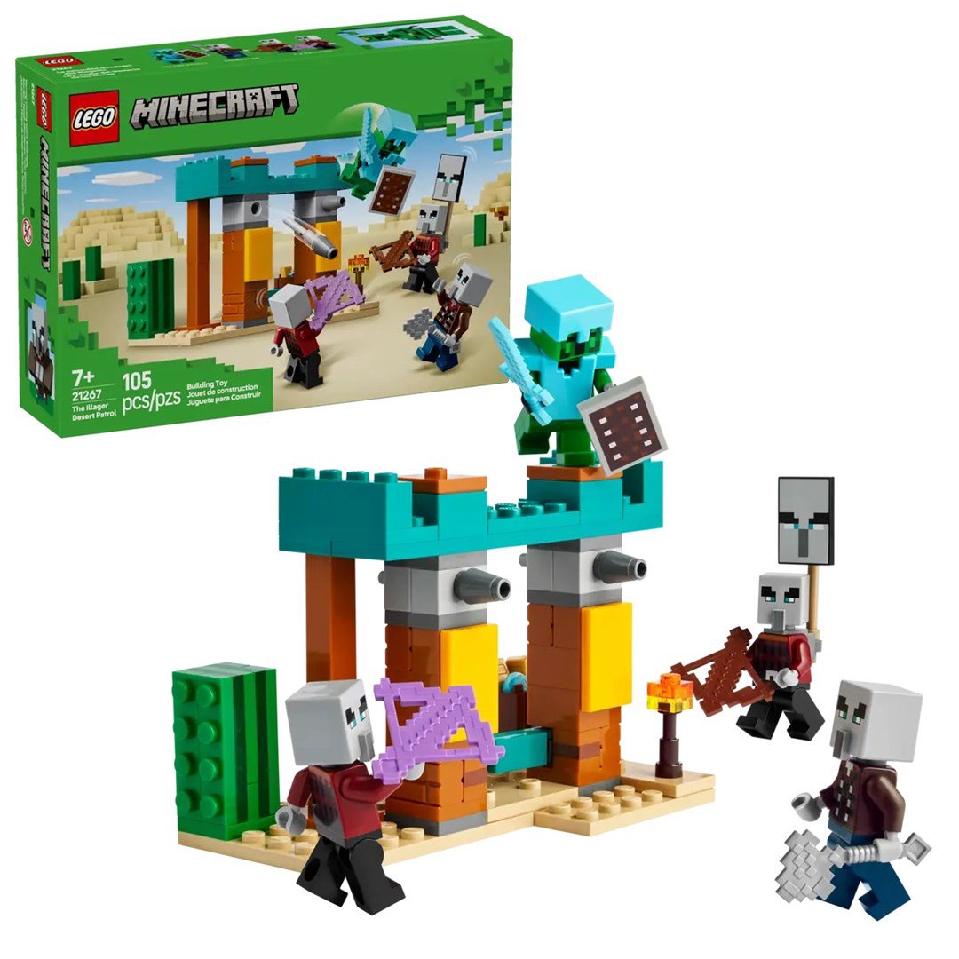 LEGO MINECRAFT 21267 Illagerio dykumos patrulis