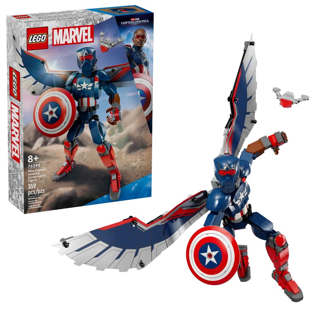 LEGO MARVEL 76296 Nauja Kapitono Amerikos statybinė figūrėlė