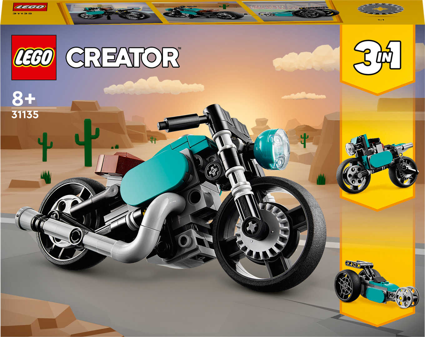 Konstruktorius LEGO Creator Senovinis motociklas 31135