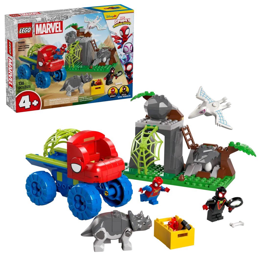 LEGO MARVEL 11199 Spidey komandos gelbėjimo misija dinoterene