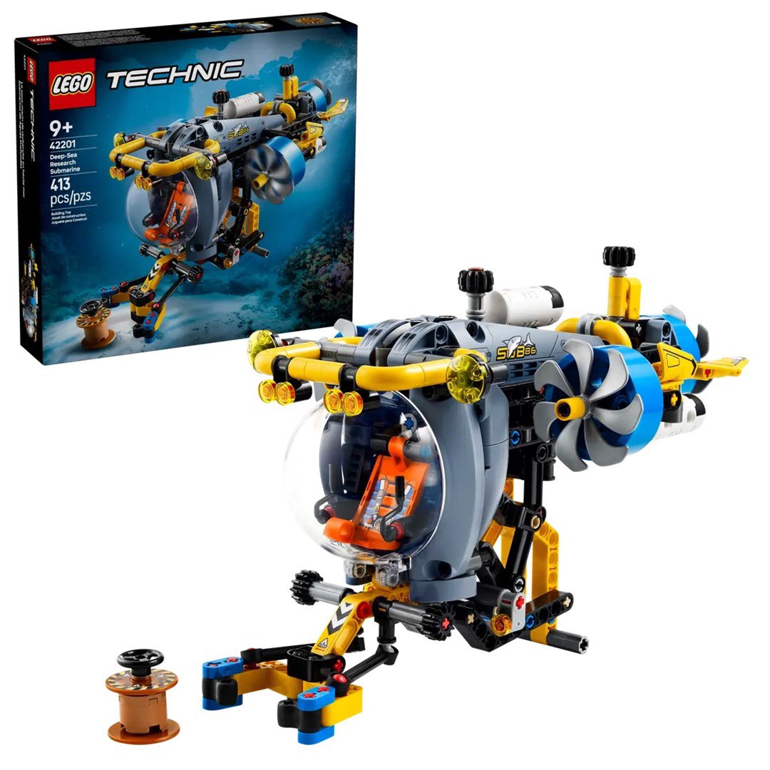 LEGO TECHNIC 42201 Giluminių tyrimų povandeninis laivas