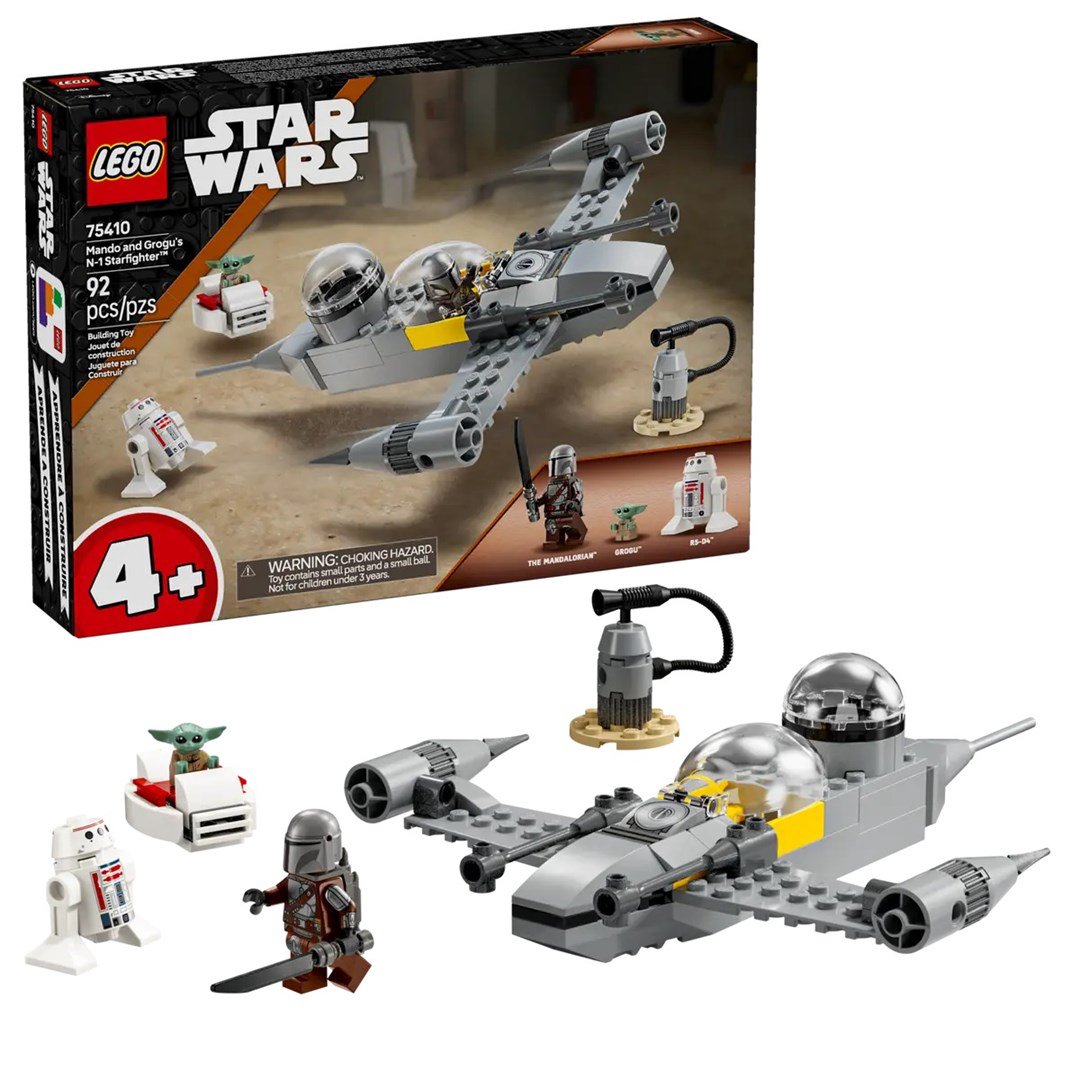 LEGO STAR WARS 75410 Mando ir Grogu N-1 žvaigždžių naikintuvas