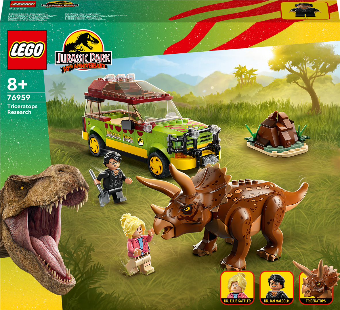 Konstruktorius LEGO Jurassic World Triceratopso tyrinėjimai 76959