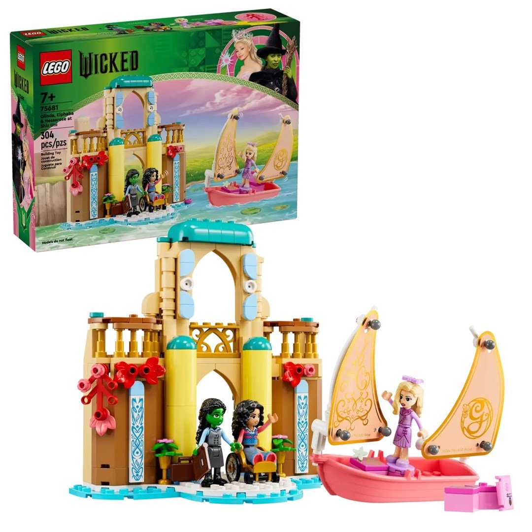 LEGO WICKED 75681 Glinda, Elfaba ir Nessarozė Šizo universitete