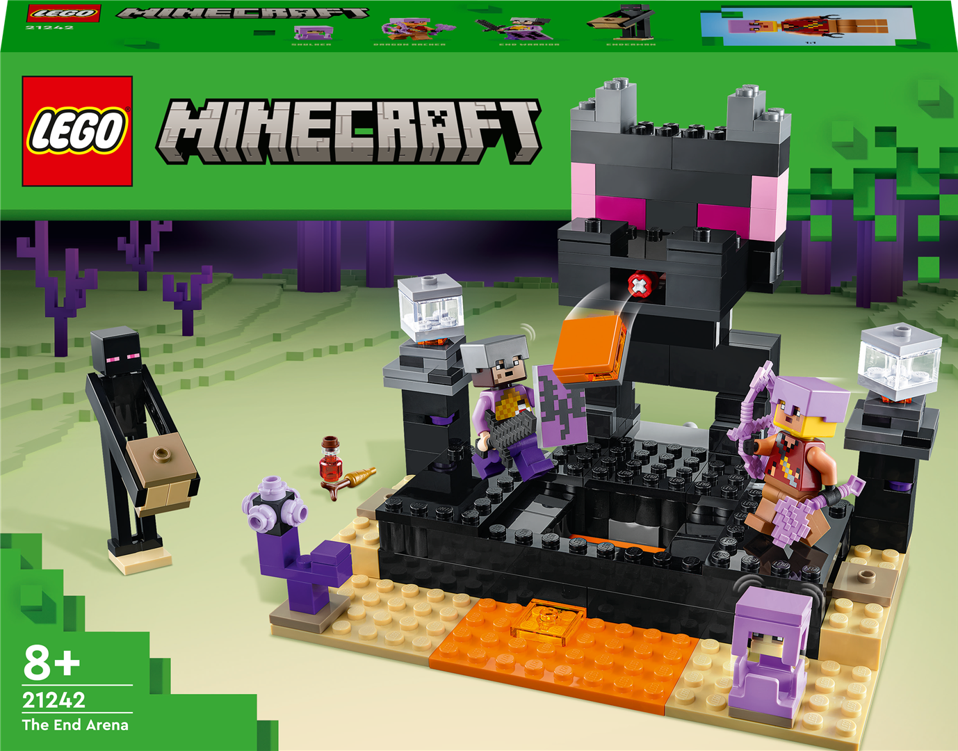 Konstruktorius LEGO Minecraft „End“ arena 21242