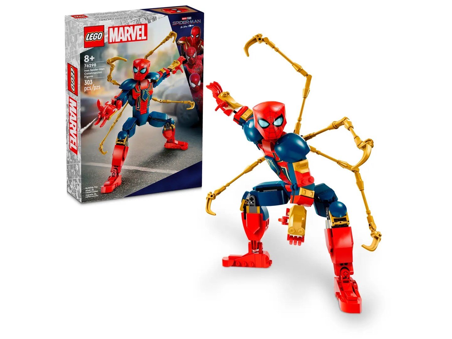 LEGO MARVEL 76298 Geležinio Žmogaus-voro konstravimo figūrėlė