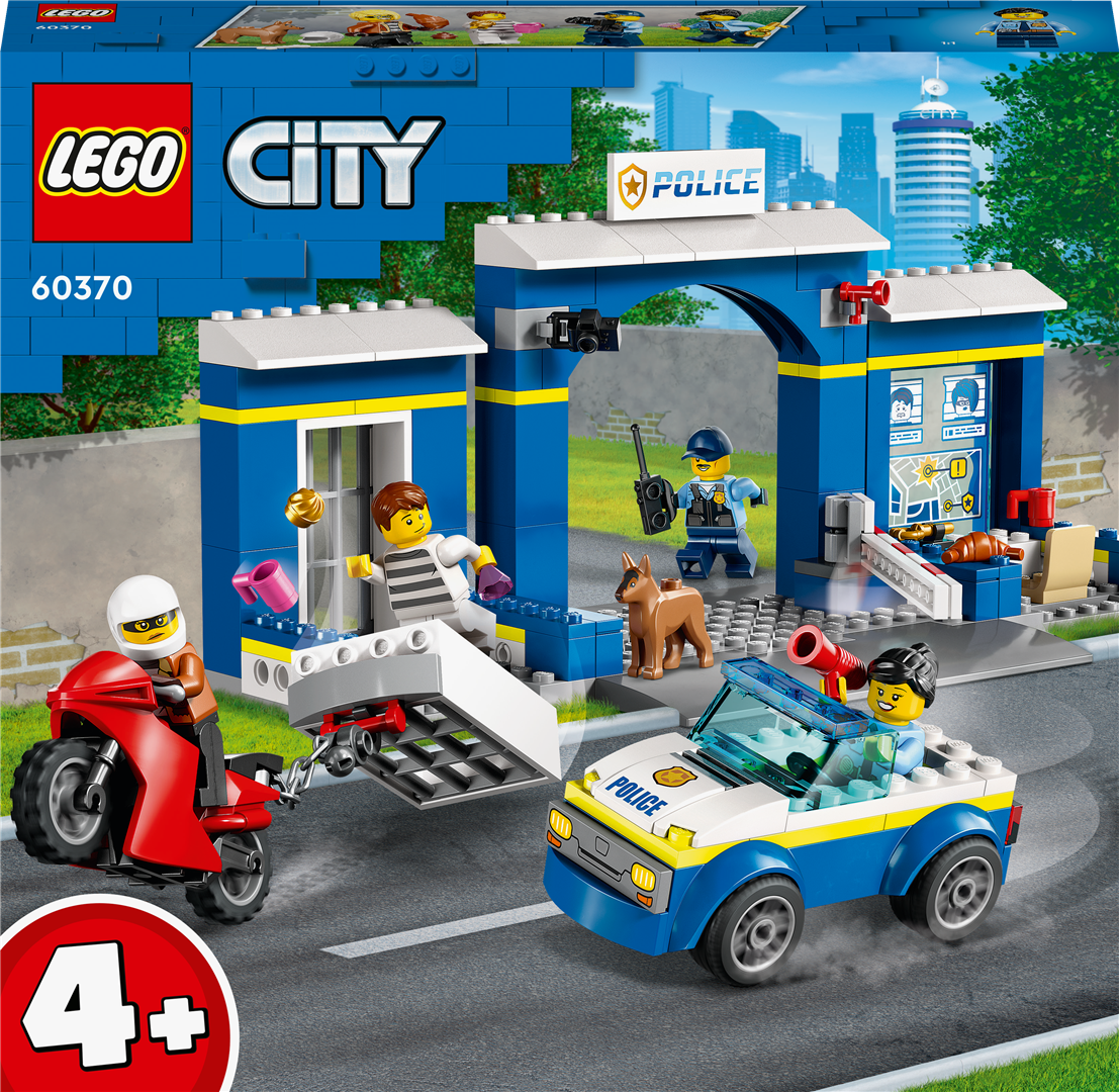 Konstruktorius LEGO City Policijos nuovados gaudynės 60370