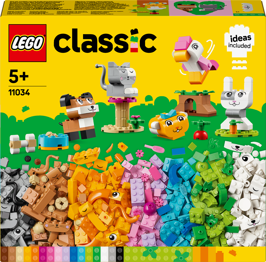 Konstruktorius LEGO Classic Kūrybiniai augintiniai 11034