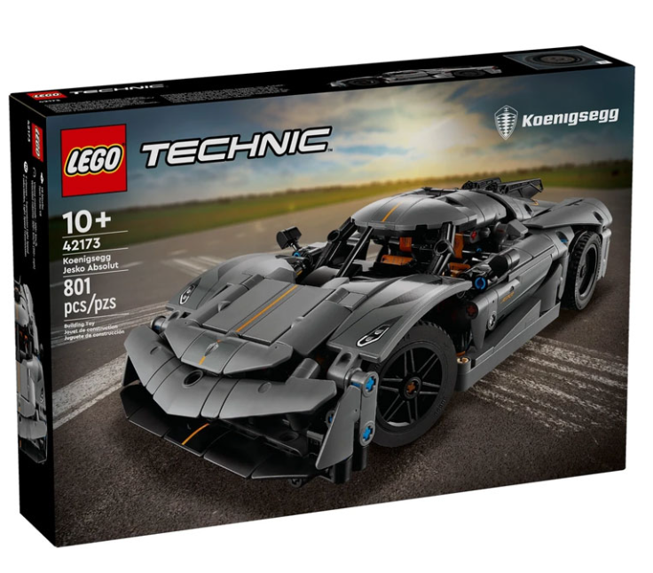 Konstruktorius LEGO TECHNIC Hiperautomobilis Koenigsegg Jesko Absolut Grey 42173